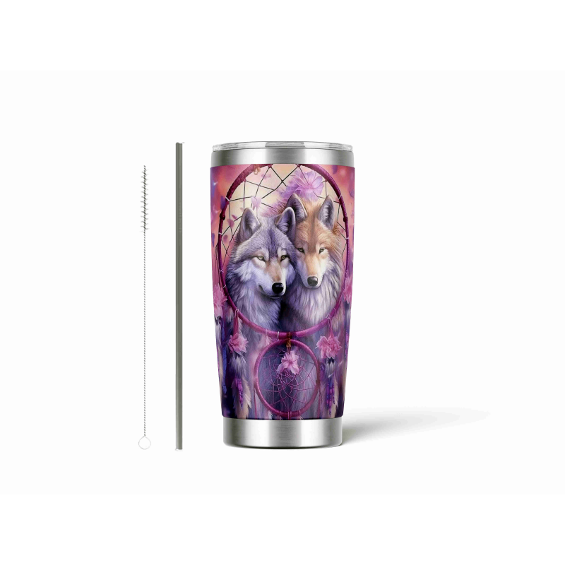 20oz Stainless Tumbler w/ Magnet Sliding Lid- Printed direct to Tumbler 1235