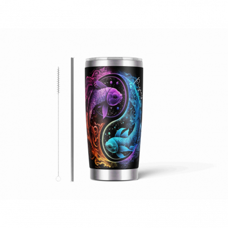 20oz Stainless Tumbler w/ Magnet Sliding Lid- Printed direct to Tumbler 1236
