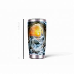 20oz Stainless Tumbler w/ Magnet Sliding Lid- Printed direct to Tumbler 1242