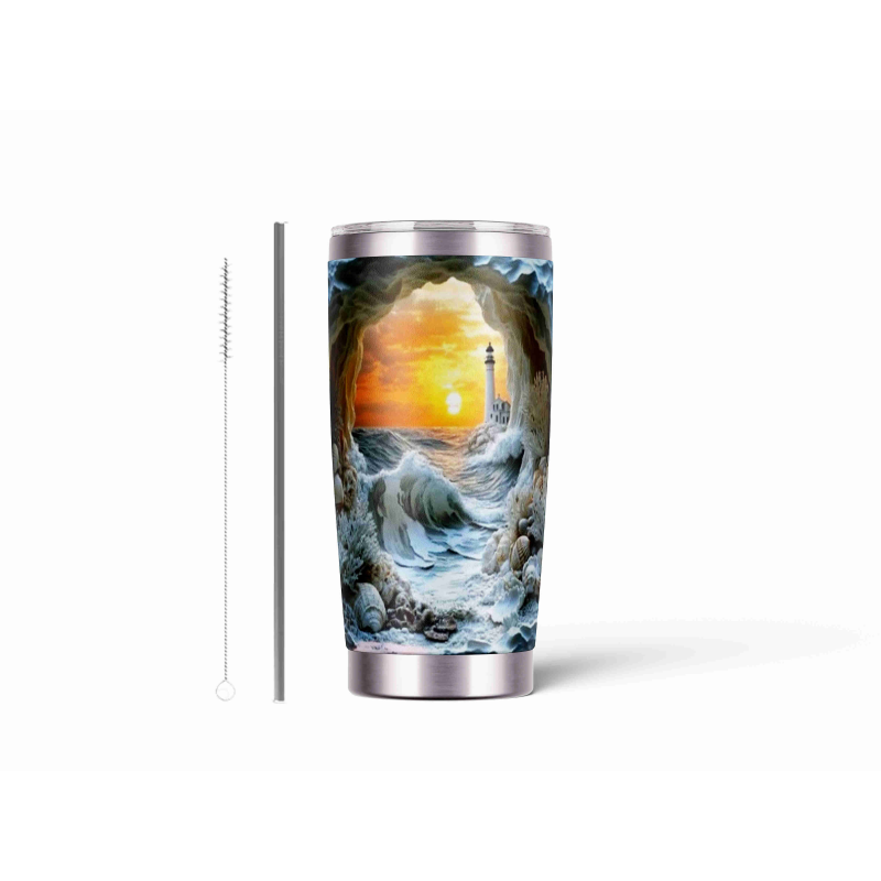 20oz Stainless Tumbler w/ Magnet Sliding Lid- Printed direct to Tumbler 1242