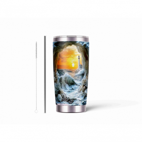 20oz Stainless Tumbler w/ Magnet Sliding Lid- Printed direct to Tumbler 1242
