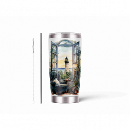 20oz Stainless Tumbler w/ Magnet Sliding Lid- Printed direct to Tumbler 1243