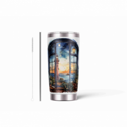 20oz Stainless Tumbler w/ Magnet Sliding Lid- Printed direct to Tumbler 1244