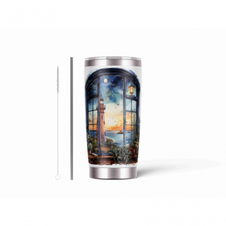 20oz Stainless Tumbler w/ Magnet Sliding Lid- Printed direct to Tumbler 1244