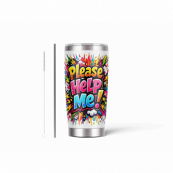 20oz Stainless Tumbler w/ Magnet Sliding Lid- Printed direct to Tumbler 1281