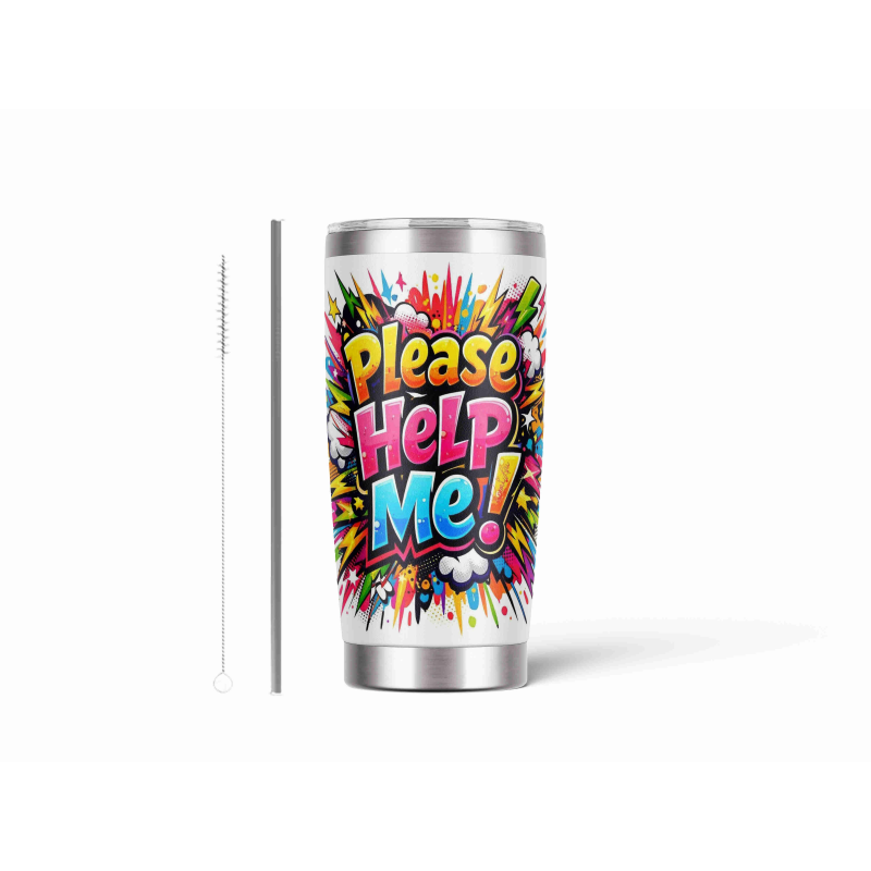 20oz Stainless Tumbler w/ Magnet Sliding Lid- Printed direct to Tumbler 1281