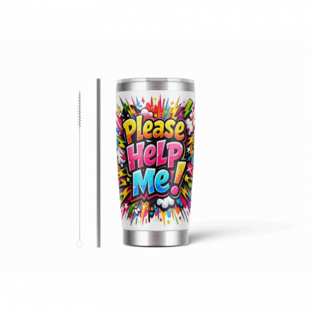 20oz Stainless Tumbler w/ Magnet Sliding Lid- Printed direct to Tumbler 1281