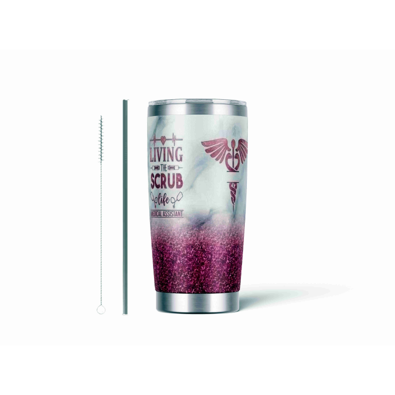 20oz Stainless Tumbler w/ Magnet Sliding Lid- Printed direct to Tumbler 1282