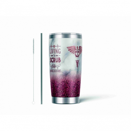 20oz Stainless Tumbler w/ Magnet Sliding Lid- Printed direct to Tumbler 1282