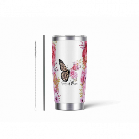 20oz Stainless Tumbler w/ Magnet Sliding Lid- Printed direct to Tumbler 1300