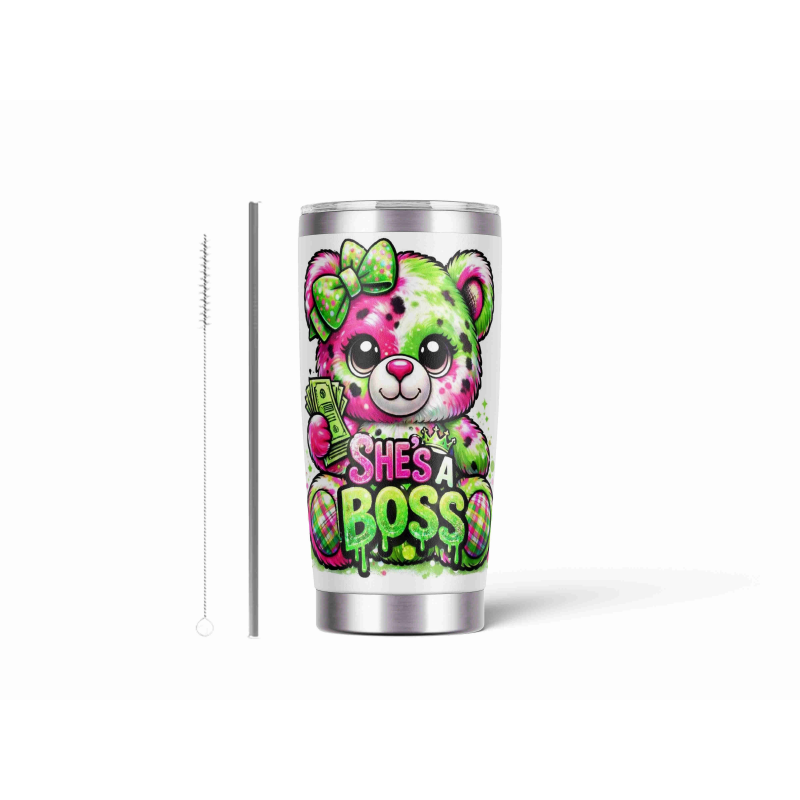 20oz Stainless Tumbler w/ Magnet Sliding Lid- Printed direct to Tumbler 1308