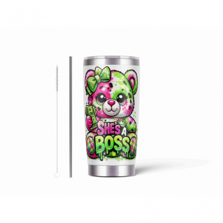 20oz Stainless Tumbler w/ Magnet Sliding Lid- Printed direct to Tumbler 1308