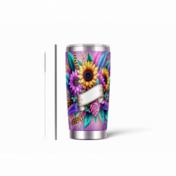 20oz Stainless Tumbler w/ Magnet Sliding Lid- Printed direct to Tumbler 1312