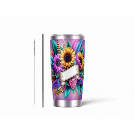 20oz Stainless Tumbler w/ Magnet Sliding Lid- Printed direct to Tumbler 1312