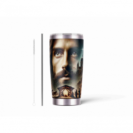 20oz Stainless Tumbler w/ Magnet Sliding Lid- Printed direct to Tumbler 1337