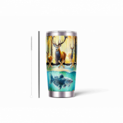 20oz Stainless Tumbler w/ Magnet Sliding Lid- Printed direct to Tumbler 1345