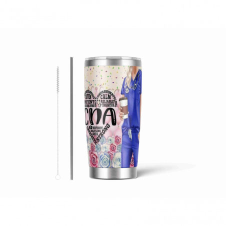20oz Stainless Tumbler w/ Magnet Sliding Lid- Printed direct to Tumbler 1377