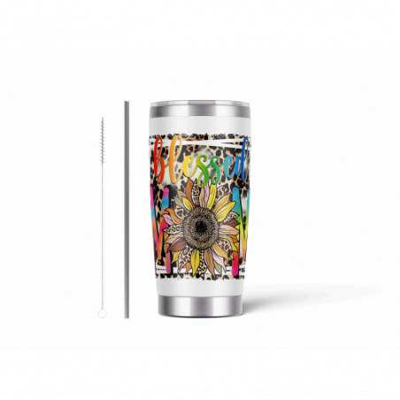 20oz Stainless Tumbler w/ Magnet Sliding Lid- Printed direct to Tumbler 1378
