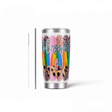 20oz Stainless Tumbler w/ Magnet Sliding Lid- Printed direct to Tumbler 1379