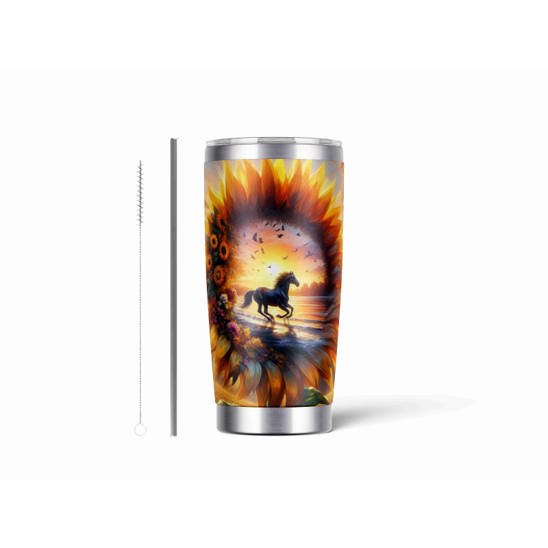 20oz Stainless Tumbler w/ Magnet Sliding Lid- Printed direct to Tumbler 1385
