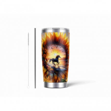 20oz Stainless Tumbler w/ Magnet Sliding Lid- Printed direct to Tumbler 1385