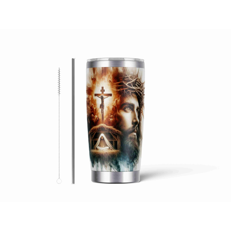 20oz Stainless Tumbler w/ Magnet Sliding Lid- Printed direct to Tumbler 1389