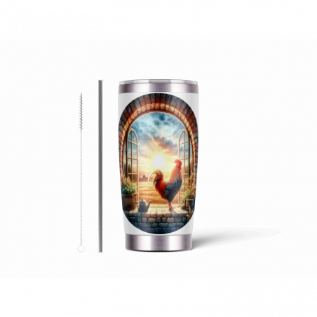 20oz Stainless Tumbler w/ Magnet Sliding Lid- Printed direct to Tumbler 1390