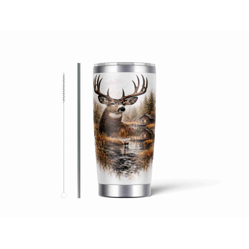 20oz Stainless Tumbler w/ Magnet Sliding Lid- Printed direct to Tumbler 1392