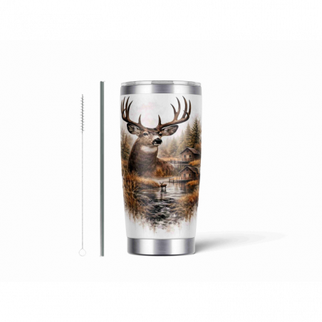 20oz Stainless Tumbler w/ Magnet Sliding Lid- Printed direct to Tumbler 1392