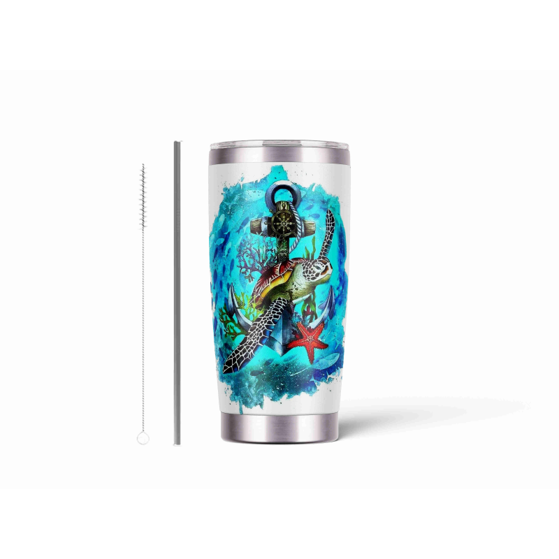 20oz Stainless Tumbler w/ Magnet Sliding Lid- Printed direct to Tumbler 1405