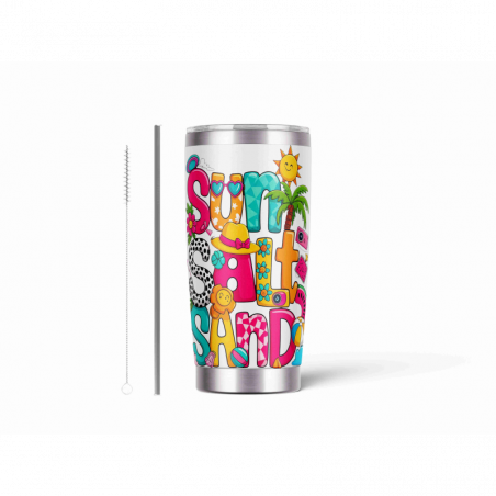 20oz Stainless Tumbler w/ Magnet Sliding Lid- Printed direct to Tumbler 1408