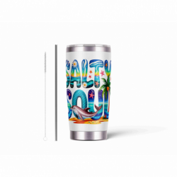 20oz Stainless Tumbler w/ Magnet Sliding Lid- Printed direct to Tumbler 1409