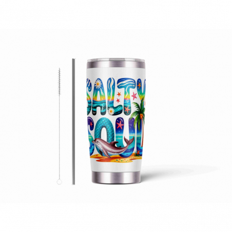20oz Stainless Tumbler w/ Magnet Sliding Lid- Printed direct to Tumbler 1409