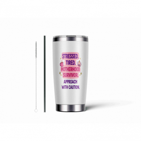 20oz Stainless Tumbler w/ Magnet Sliding Lid- Printed direct to Tumbler 1421