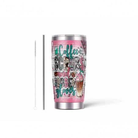20oz Stainless Tumbler w/ Magnet Sliding Lid- Printed direct to Tumbler 1440