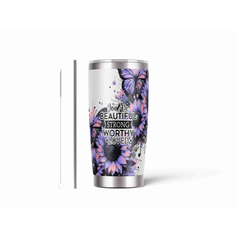20oz Stainless Tumbler w/ Magnet Sliding Lid- Printed direct to Tumbler 1449