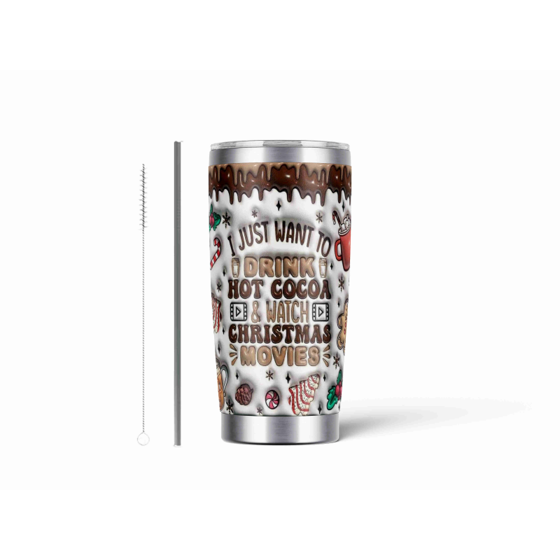 20oz Stainless Tumbler w/ Magnet Sliding Lid- Printed direct to Tumbler 1452