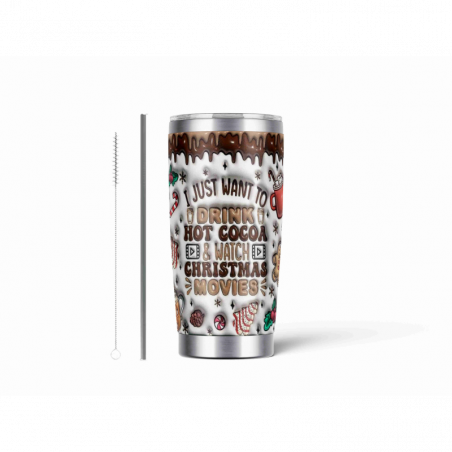 20oz Stainless Tumbler w/ Magnet Sliding Lid- Printed direct to Tumbler 1452
