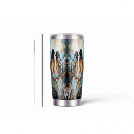 20oz Stainless Tumbler w/ Magnet Sliding Lid- Printed direct to Tumbler 1461