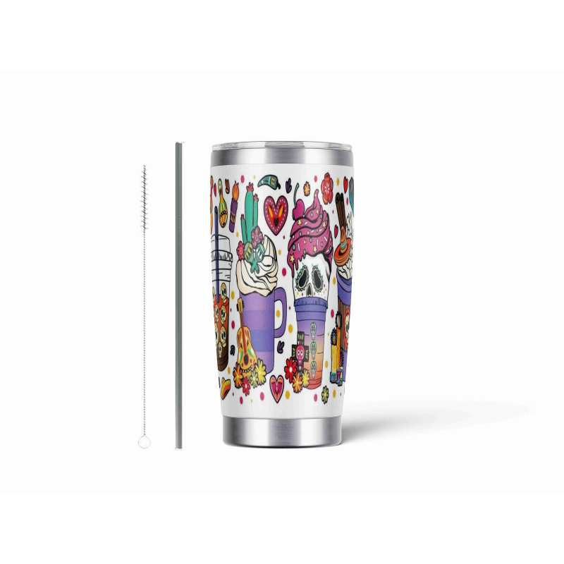 20oz Stainless Tumbler w/ Magnet Sliding Lid- Printed direct to Tumbler 1478