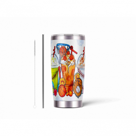 20oz Stainless Tumbler w/ Magnet Sliding Lid- Printed direct to Tumbler 1483