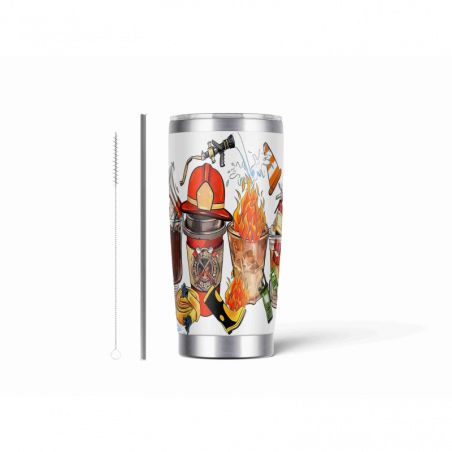 20oz Stainless Tumbler w/ Magnet Sliding Lid- Printed direct to Tumbler 1484