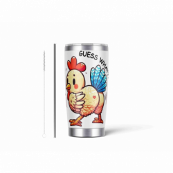 20oz Stainless Tumbler w/ Magnet Sliding Lid- Printed direct to Tumbler 1496