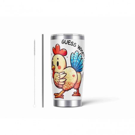 20oz Stainless Tumbler w/ Magnet Sliding Lid- Printed direct to Tumbler 1496