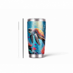 20oz Stainless Tumbler w/ Magnet Sliding Lid- Printed direct to Tumbler 1510