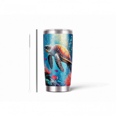 20oz Stainless Tumbler w/ Magnet Sliding Lid- Printed direct to Tumbler 1510