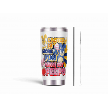 20oz Stainless Tumbler w/ Magnet Sliding Lid- Printed direct to Tumbler 1015