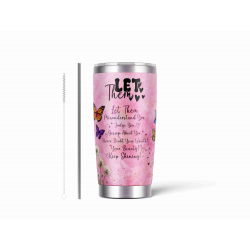 20oz Stainless Tumbler w/ Magnet Sliding Lid- Printed direct to Tumbler 1099