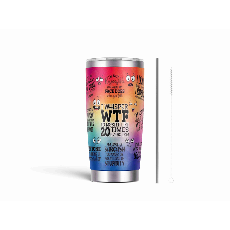 20oz Stainless Tumbler w/ Magnet Sliding Lid- Printed direct to Tumbler 761