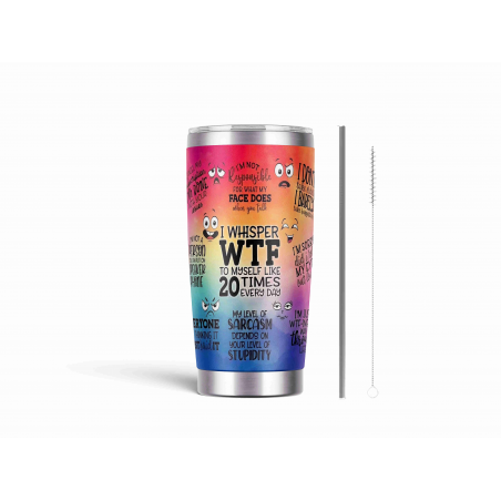 20oz Stainless Tumbler w/ Magnet Sliding Lid- Printed direct to Tumbler 761